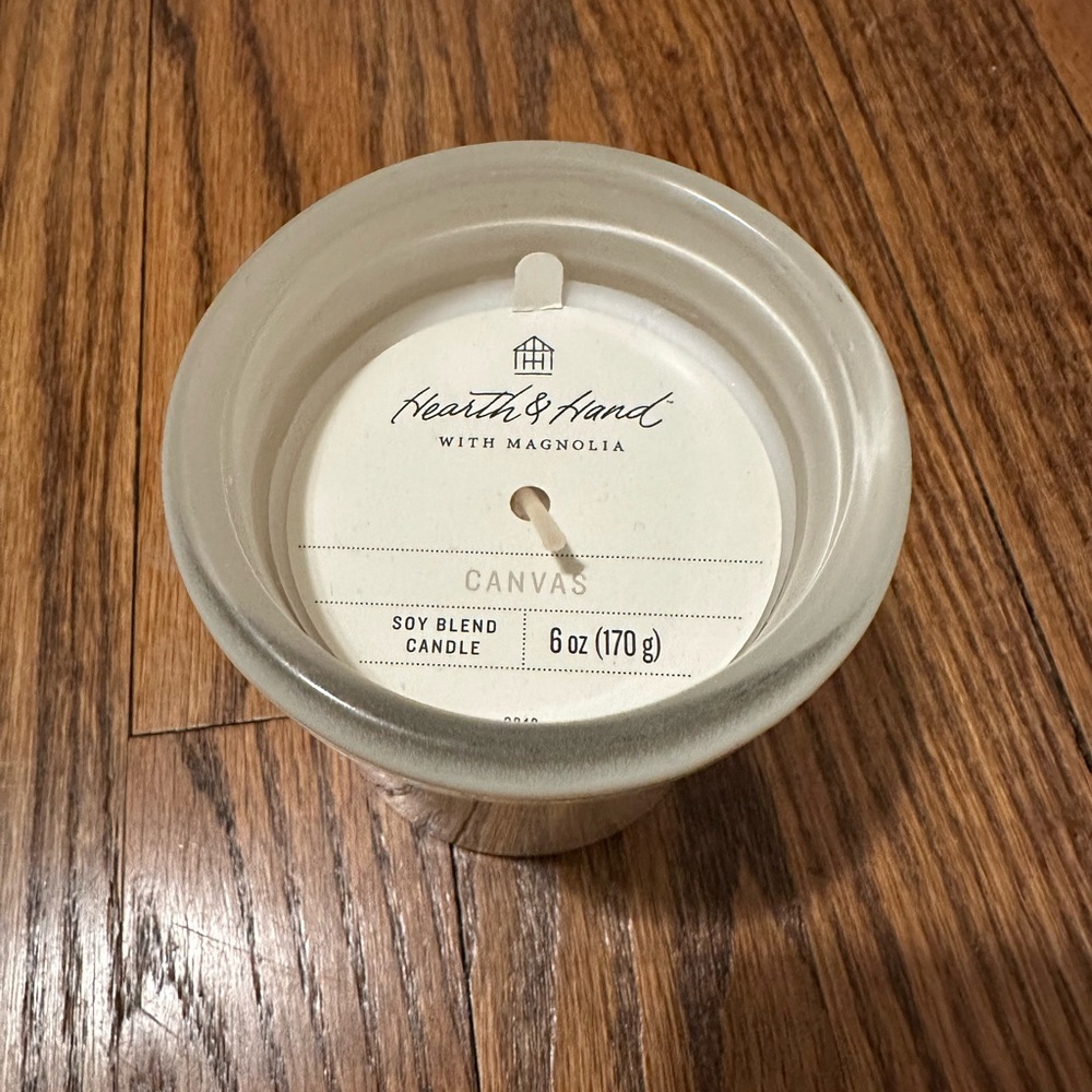 Hearth & Hand with Magnolia Candle - “Canvas” Scent